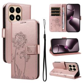 ART DANDELION Custodia a portafoglio per Xiaomi 15T rosa