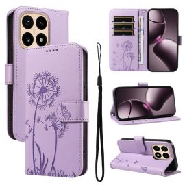Custodia a portafoglio ART DANDELION per Xiaomi 15T viola
