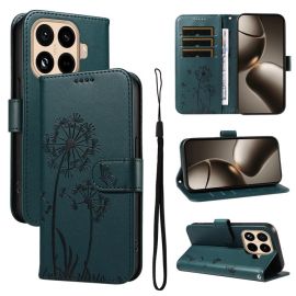 Custodia a portafoglio ART DANDELION per Xiaomi 15T Pro verde scuro