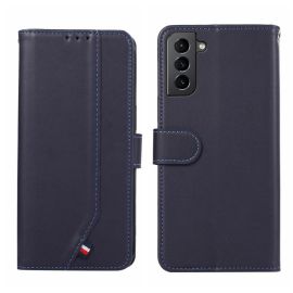 ABEEL DELICATE Custodia a portafoglio per Samsung Galaxy S21 5G blu