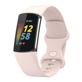 SILICONE Cinturino di ricambio per Fitbit Charge 6 / Charge 5 SAND PINK