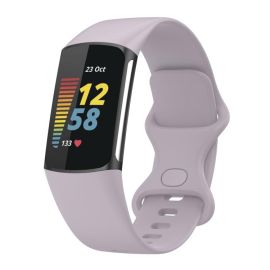 SILICONE Cinturino di ricambio per Fitbit Charge 6 / Charge 5 viola chiaro
