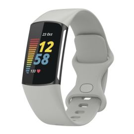 SILICONE Cinturino di ricambio per Fitbit Charge 6 / Charge 5 grigio