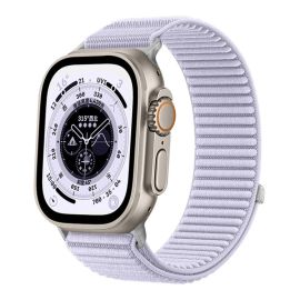 xDfind Cinturino di ricambio in nylon per Apple Watch 38 / 40 / 41 / Apple Watch 10 / 11 42mm viola