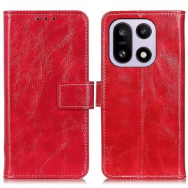 RETRO Custodia a portafoglio OnePlus 15 5G rossa