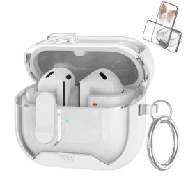 STARCHAIN Custodia protettiva per Samsung Galaxy Buds 3 / Buds 3 Pro bianca