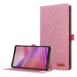 Custodia a libro FABRIC per Lenovo Tab One / Lenovo Tab K9 rosa