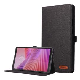 Custodia a libro FABRIC per Lenovo Tab One / Lenovo Tab K9 nera
