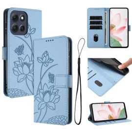 ART LOTUS Custodia a portafoglio per Motorola Moto G86 Power 5G azzurro