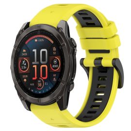SPORTS Cinturino in silicone sostituibile Garmin Fenix 8 47mm giallo