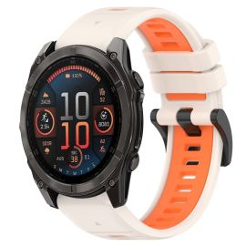 SPORT Cinturino in silicone sostituibile Garmin Fenix 8 47mm STARLIGHT