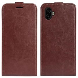 Custodia a libro per Samsung Galaxy Xcover 7 Pro marrone