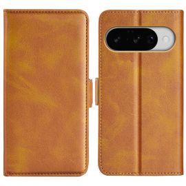 SIDE Custodia a portafoglio per Google Pixel 10 / Google Pixel 10 Pro marrone chiaro