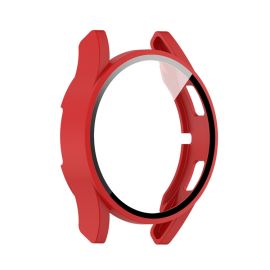 PC FULL COVER Coperchio in plastica con vetro per Samsung Galaxy Watch FE rosso