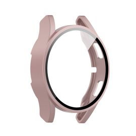 PC FULL COVER Cover in plastica con vetro per Samsung Galaxy Watch FE oro rosa