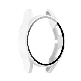 PC FULL COVER Copertura in plastica con vetro per Samsung Galaxy Watch FE bianco