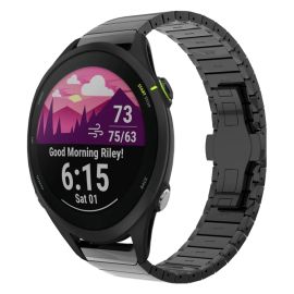 CLASSIC Cinturino in metallo per Garmin Forerunner 255 Music nero