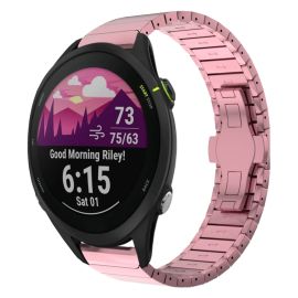 CLASSIC Cinturino in metallo per Garmin Forerunner 255 Music rosa