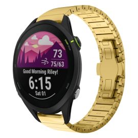 CLASSIC Cinturino in metallo per Garmin Forerunner 255 Music oro