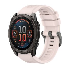 SILICONE Cinturino sostituibile per Garmin Fenix 8 47mm rosa chiaro