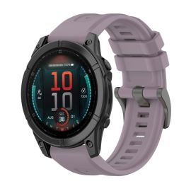 SILICONE Cinturino sostituibile per Garmin Fenix E 47mm viola