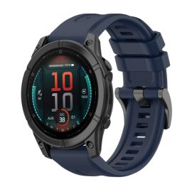 SILICONE Cinturino sostituibile per Garmin Fenix E 47mm blu scuro