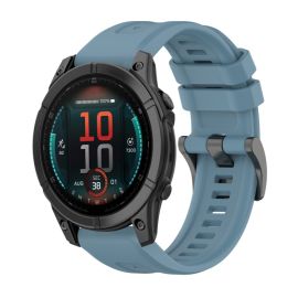 SILICONE Cinturino sostituibile per Garmin Fenix E 47mm blu
