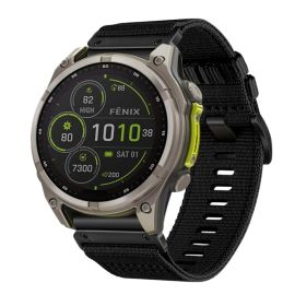 CANVAS Cinturino sostituibile per Garmin Fenix 8 47mm nero