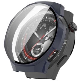 PC FULL COVER Coperchio in plastica con vetro per Huawei Watch GT 5 Pro 46mm blu