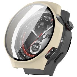 PC FULL COVER Copertura in plastica con vetro per Huawei Watch GT 5 Pro 46mm beige