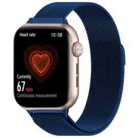 MILANESE Cinturino in metallo per Honor Watch 5 blu scuro