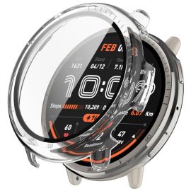 PC FULL COVER Coperchio in plastica con vetro per Amazfit Active 2 trasparente