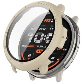 PC FULL COVER Copertura in plastica con vetro per Amazfit Active 2 beige