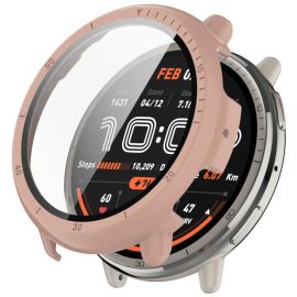 PC FULL COVER Copertura in plastica con vetro per Amazfit Active 2 rosa
