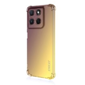 ENKAY GRADIENT Custodia protettiva per Motorola Moto G86 5G PURPLE-GOLD
