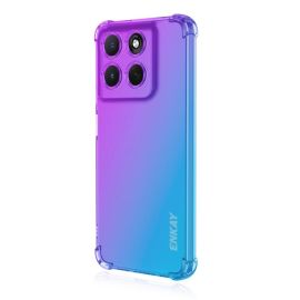 ENKAY GRADIENT Custodia protettiva per Motorola Moto G86 5G PURPLE-BLUE