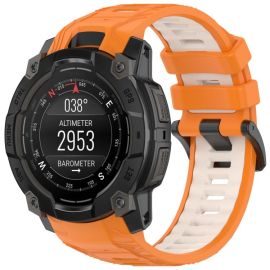 SPORT Cinturino intercambiabile in silicone Garmin Instinct 3 45mm ORANGE STARLIGHT
