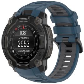 SPORT Cinturino intercambiabile in silicone Garmin Instinct 3 45mm BLUE GRIGIO
