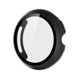 PC FULL COVER Cover in plastica con vetro per Google Pixel Watch 4 45mm nero