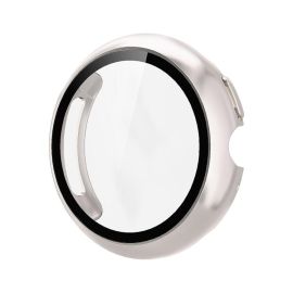 PC FULL COVER Cover in plastica con vetro per Google Pixel Watch 4 45mm STARLIGHT