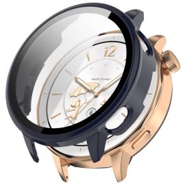 PC FULL COVER Cover in plastica con vetro per OnePlus Watch 3 43mm blu