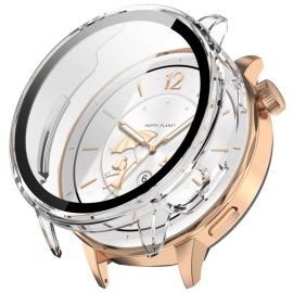 PC FULL COVER Custodia in plastica con vetro per OnePlus Watch 3 43mm trasparente