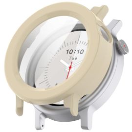 PC FULL COVER Cover in plastica con vetro per CMF Watch 3 Pro IVORY