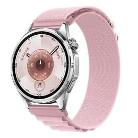 Cinturino di ricambio in NYLON per Huawei Watch GT 5 46mm / GT 6 46mm rosa chiaro