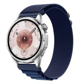 Cinturino di ricambio in NYLON per Huawei Watch GT 5 46mm / GT 6 46mm blu scuro