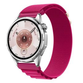 Cinturino di ricambio in NYLON per Huawei Watch GT 5 46mm / GT 6 46mm rosa scuro