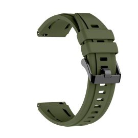 SILICONE Vymeniteľný remienok pre Huawei Watch Ultimate 2 svetlozelený