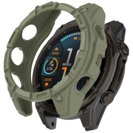 TPU HALF COVER Cover per Garmin Fenix 8 Pro 51mm AMOLED verde