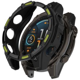 TPU HALF COVER Cover per Garmin Fenix 8 Pro 51mm AMOLED BLACK-GREEN