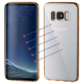 METALLIC Custodia in silicone Samsung Galaxy S8 Plus oro